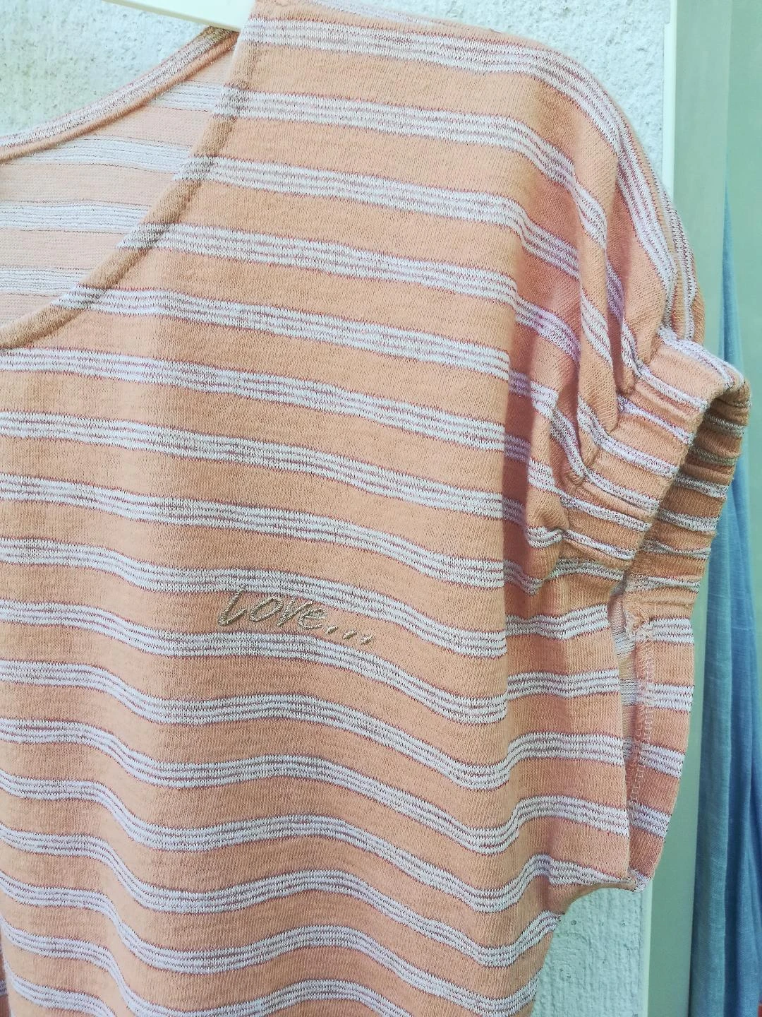 Lote de 2 camisetas ligeras y a rayas etiqueta T.L (imperfecciones) – photo 6